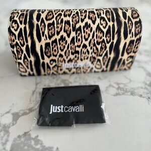 Just Cavalli Sunglasses Sun Glasses Eyeglasses Case Animal Print